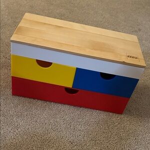 LEGO x Target trinket Box with Red, Blue, Yellow drawers